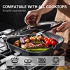 Kordisen Nonstick Grilling Pan with Lid for Stove Tops, 9.5