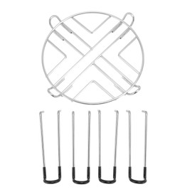 Water Filter Stand 304 Stainless Steel Detachable with Anti Slip Feet Water Filter System Stand for Medium Gravity Water Filter