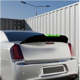 Rear Spoiler Wickerbill Overlap Narpes Style for 2011-2023 Chrysler 300 300C 300S Accessories (Only Wickerbill V2) with Rivnut Tool Included