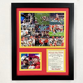 Kansas City Chiefs | 2022 Champions | Framed Photo Collage | 2 Sizes (Mosaic, 12" x 15")