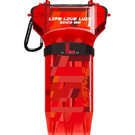 L-Style Thor-Sports Krystal One Dart Case in Various Colours / Darts Wallet / Hard Case, red, Red