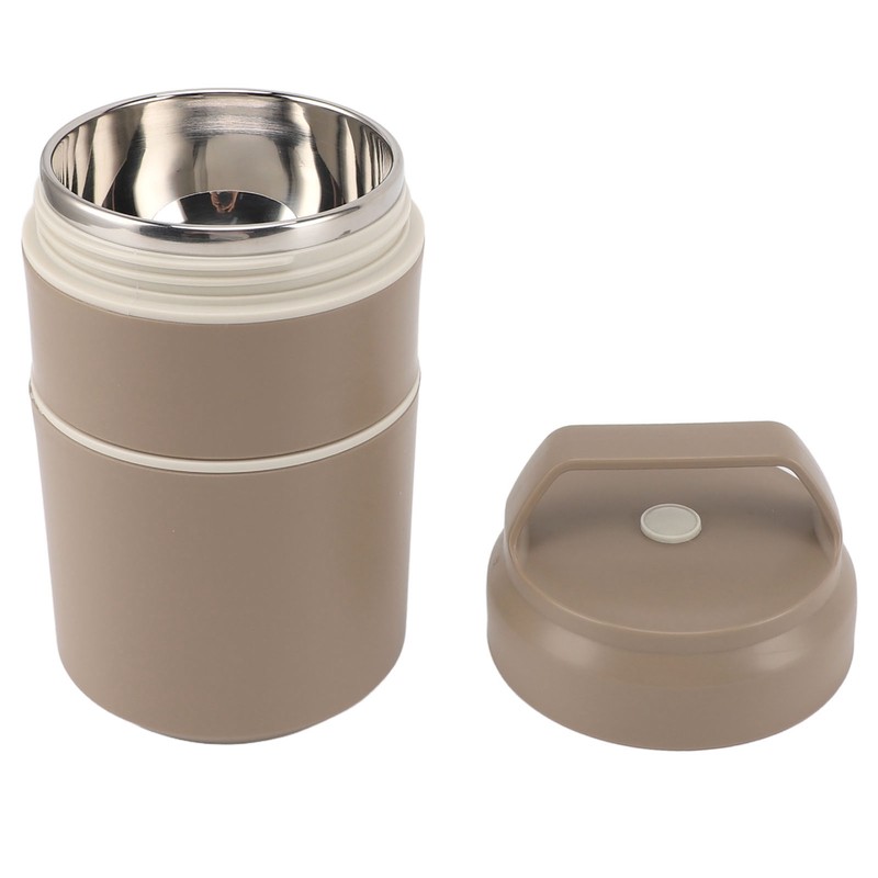 Stainless Steel Insulated Food Jar Double Layer 620ml Capacity Leak