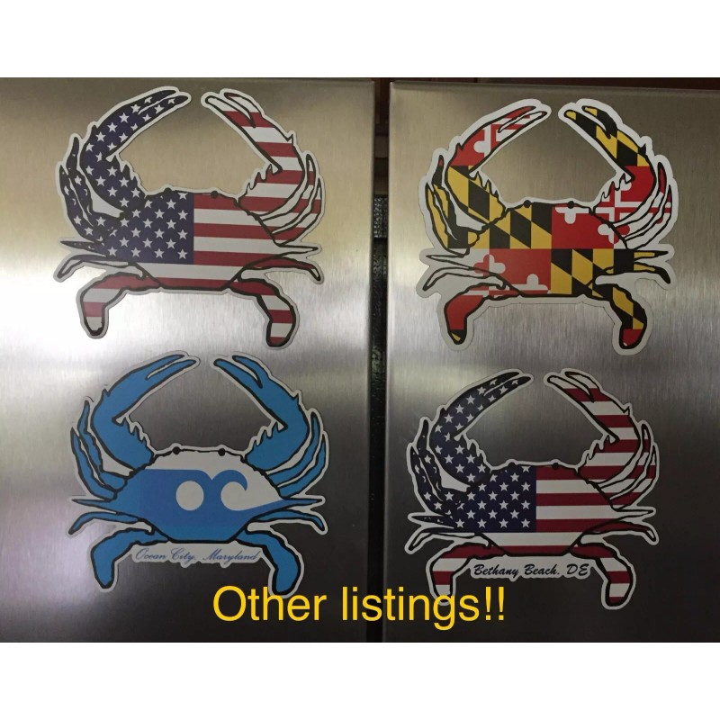 Maryland Flag Crab Shaped Magnet!!!