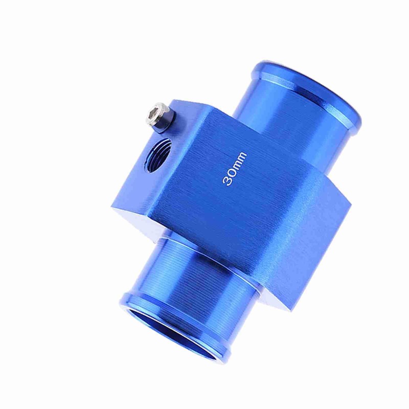 Qiilu Universal Metal Car Water Temp Joint Pipe Hose Temperature