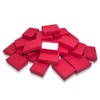 N'icePackaging 100 Qty - Macaw-Red Kraft Cotton Filled Gift Boxes