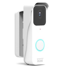 Blink - Soporte para timbre, kit de montaje en ángulo ajustable (hasta 110 grados de inclinación) para timbre de video parpadeante, amplio rango de visión izquierda/derecha ajustable con cubierta de