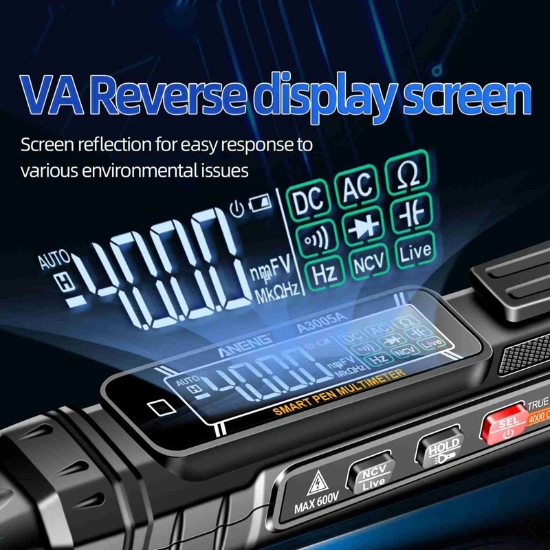 Pen Type Multimeter Portable Automatic Shutdown Intelligent High Accuracy Digital