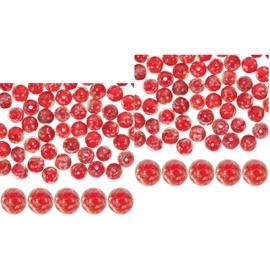 SEWACC 200pcs Craft Beads Bulk Pack Glass Beads for Jewelry Making Assortments