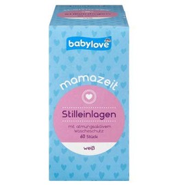 Mamazeit Nursing Pads White with Breathable Laundry Protection Monthly Pack of 60