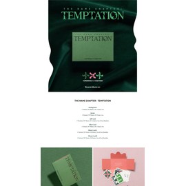 TXT The Name Chapter : TEMPTATION 5th Mini Album Weverse Album Version Package Box+1ea Sticker+1p QR Card+5p Illust Card+1p A Version PhotoCard+1p B Version PhotoCard+Tracking Sealed