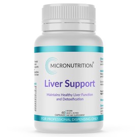 Liver Support Supplement | Milk Thistle, Dandelion Root, Globe Artichoke & Schisandra | Herbal Liver Detox | Relieves Symptoms of Indigestion (60 Vege Capsules, Take 1-2 Daily) by MICRONUTRITION