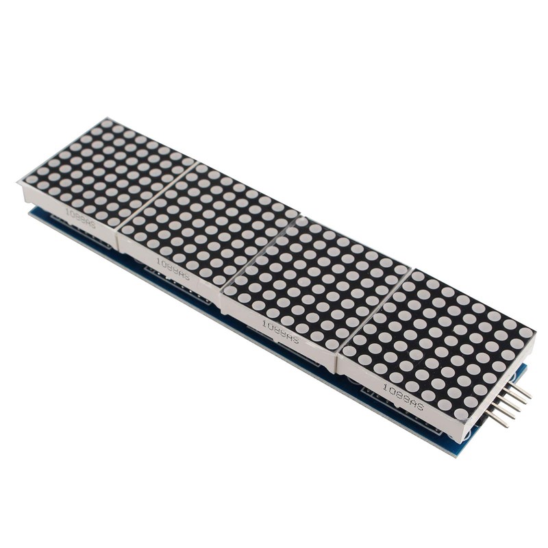 HALJIA MAX7219 Dot Matrix Module Red light MCU LED Display