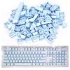 PBT Keycaps Ergonomic Design Oil Resistant Colorful 108 Key Video