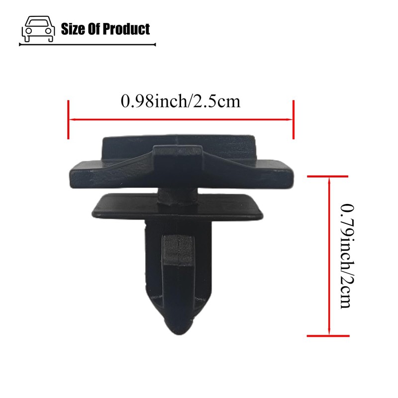 LXROAR01 2PCS Front Bumper Inner Clips Compatible with Chevy C6
