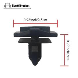 LXROAR01 2PCS Front Bumper Inner Clips Compatible with Chevy C6 Corvette 2005 to 2013 Year, Front Bumper to Fender Retainers for 11561329