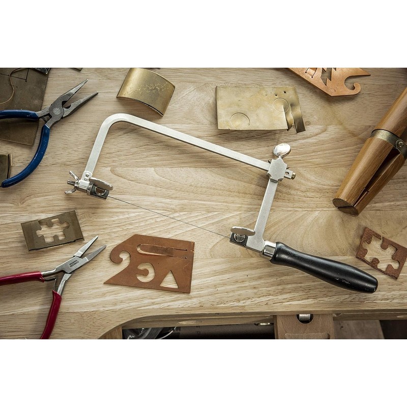 SE 144-Piece Jeweler's Piercing Saw Blade Set - Precision Steel