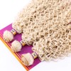 Blonde #613 Afro Kinky Curly Hair Weave Extensions High Temperature