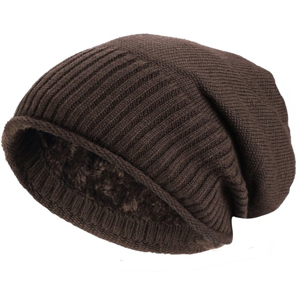 Hatstar Warm Fine Knit Beanie Hat Lined with Soft Teddy