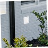 Ciieeo Exterior Louvered Dryer Vent Cover Vent Cap Mouse Design