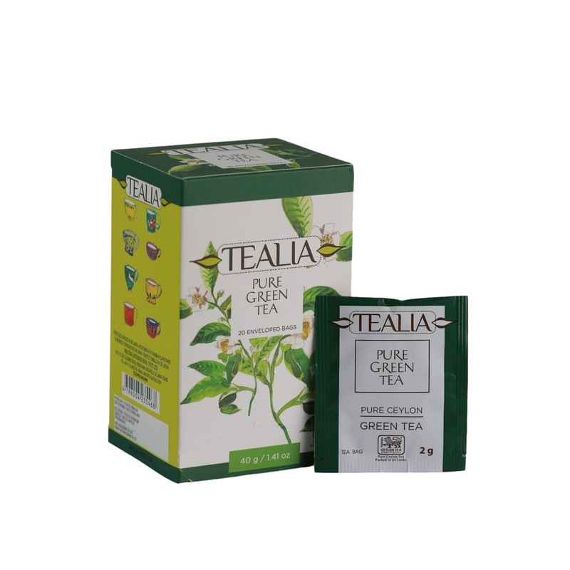 Tealia regular range - Pure Green Tea 2 g x