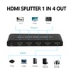 HDMI Splitter 1 in 4 Out, HDMI Splitter with Power