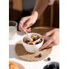 Sweese Set of 6 Porcelain Bouillon Cups, White High-Grade Durable