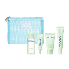 TOCOBO Kit De Viaje Calmante Cica – Rutina Facial Para Piel Sensible En Tamaño Travel