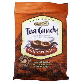 Bali's Best All Natural Premium Collection Green Tea Candy - Citrus Green Tea, 5.3oz (Pack of 3)