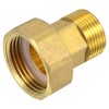 MECCANIXITY Brass Pipe Fitting Water Meter Coupling G1 Female x