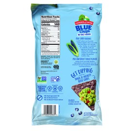 Garden of Eatin' Tortilla Chips, Blue Corn, No Salt Added, 5.5 oz. (Pack of 12)