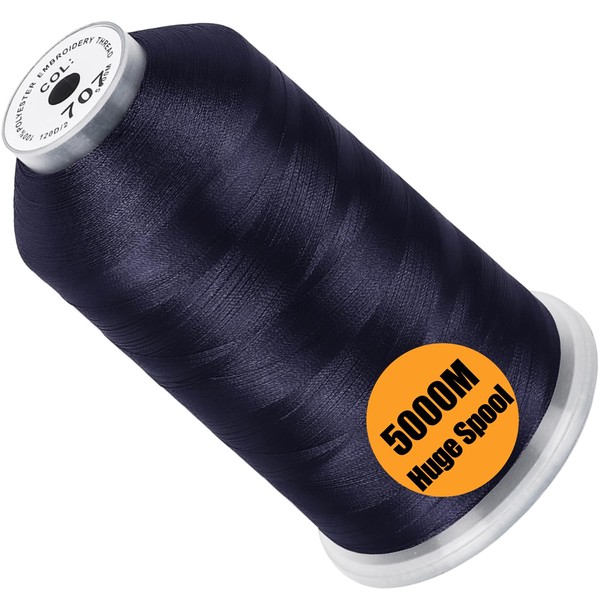 New brothread - Single Huge Spool 5000M Each Polyester Embroidery