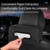 MailiMy Car Tissue Holder for 120-150-Count,Large Tissue Organization,Premium Pu Leather