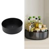 Turntable Spice Rack 360 Degree Rotatable Large Capacity Multifunctional Carbon