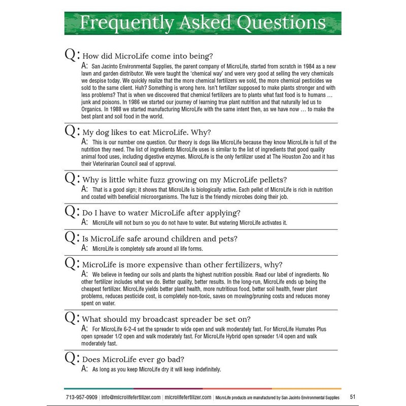 MicroLife Citrus & Fruit (6-2-4) Professional Grade Granular Organic Biological