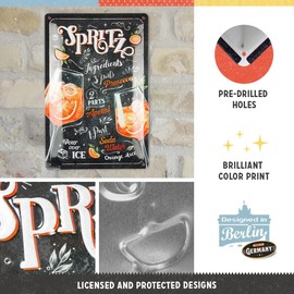 Nostalgic-Art Retro Tin Sign, 20 x 30 cm, Aperol Spritz - Gift Idea as Bar Accessories, Metal Vintage Design, Tin Signs Sayings