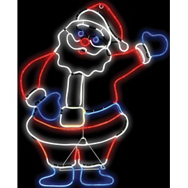 Gemmy Light Glo Santa