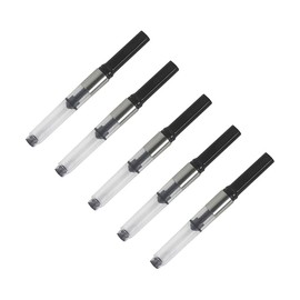 Sipliv International Standard Fountain Pen Ink Converter, Fit for Most of The Chinese Pen, Silver - 5 Pcs Screw Style