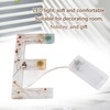 Floral Resin Letter Light Dry Flower and Alphabet Shape LED