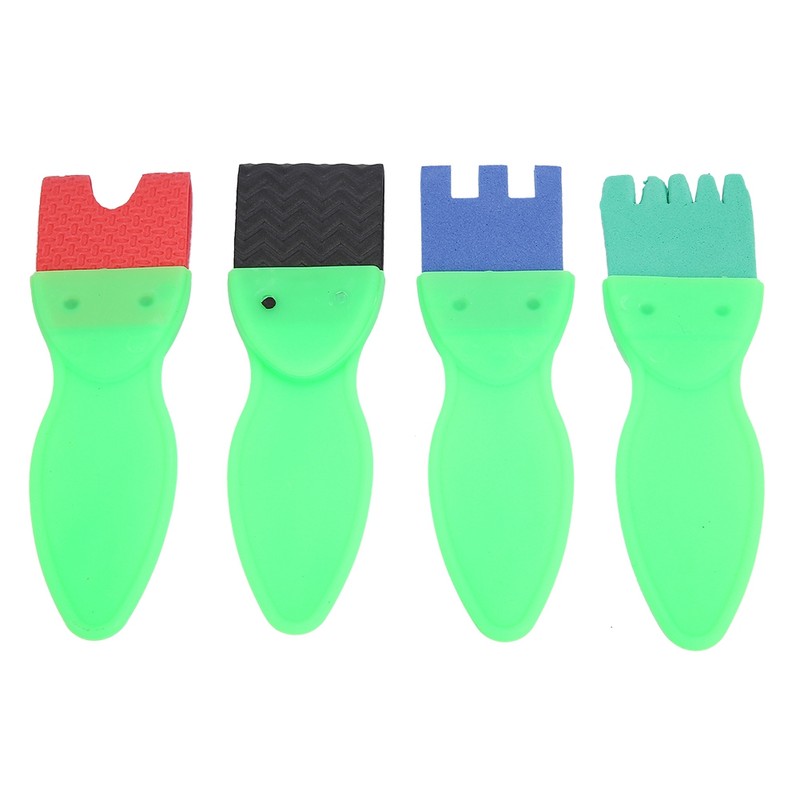 26pcs Kids Painting Supply Brushes Sponge Paint Brush Toy Seal