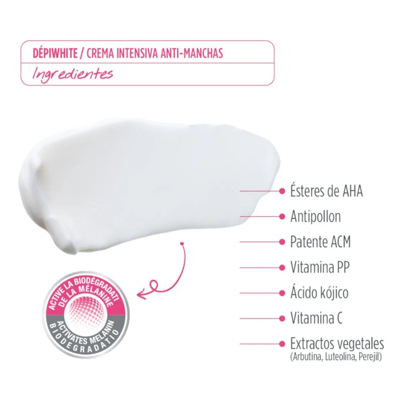 Crema Despígmentante Acm Dépiwhite Elimina Manchas 40 Ml Normal Día/noche