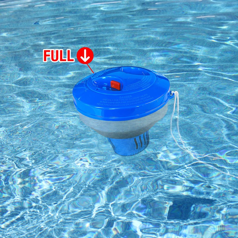 JED Pool Tools 10-445 Pro Floating Chlorinator for Swimming Pool