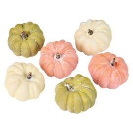Tokyodo HW001872-zzz Halloween Arrangement, Interior Decoration, Shabby Pumpkin Assortment, Mixed Type, Diameter 2.0 x Height 1.6 inches (5 x 4 cm), Pack of 6