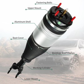 Front Left Air Suspension Shock Absorber Strut 68029903AC Compatible with 2011 2012 2013 2014 2015 2016 Jeep Grand Cherokee WK2 SRT SRT8 Laredo Limited Overland Summit 68231883AA 68059905AB (Left)