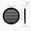 HVAC OV 10" Inch Black Round Aluminum Vent Cover -