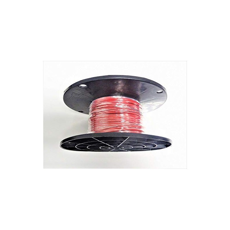 RED 200' FT - 12 GAUGE WIRE PRIMARY AWG STRANDED