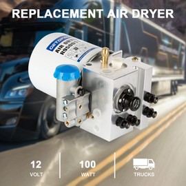 GETOPAUTO 801266 Air Dryer Direct Replacement 12 Volt DC Heater for Freightliner Columbia Trucks Tractors Buses RV