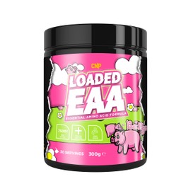 CNP Professional CNP Professional Loaded EAAs, Essential Amino Acids, BCAAs, Muscle Repair & Recovery Powder, 300g / 100g and 30/10 Servings, 12 Delicious Flavours (Pink Pigs, 300g)
