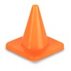Champion Sports 4" High Visibility Flexible Vinyl Cone for Athletics,