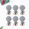 6pcs EKG Electrodes Chest Suction Ball Soft Accurate Measurement 3.0/4.0mm