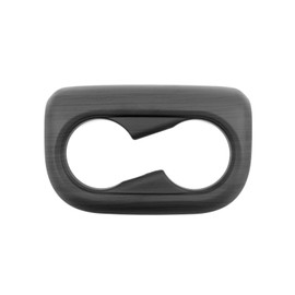 FUEISOF Front Water Cup Holder Frame Trim Cover For Hyundai IONIQ 5 2022 2023 2024 2025 RHD (Wood Grain)